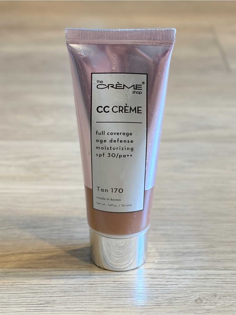 The Crème Shop CC Crème Tan 170 – Hydrating Full Coverage CC Cream